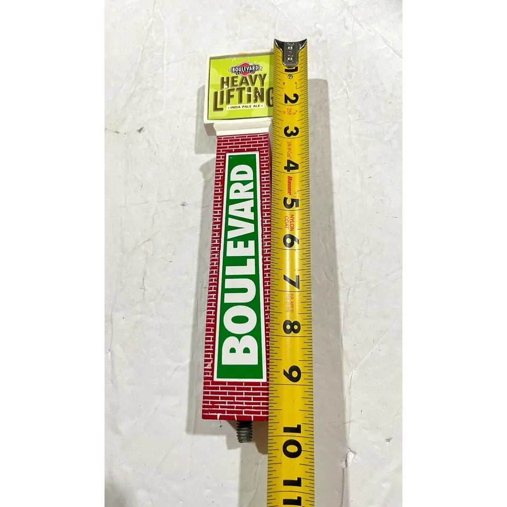 Boulevard Brewing Heavy Lifting IPA Beer Tap Handle Brick‎ Design